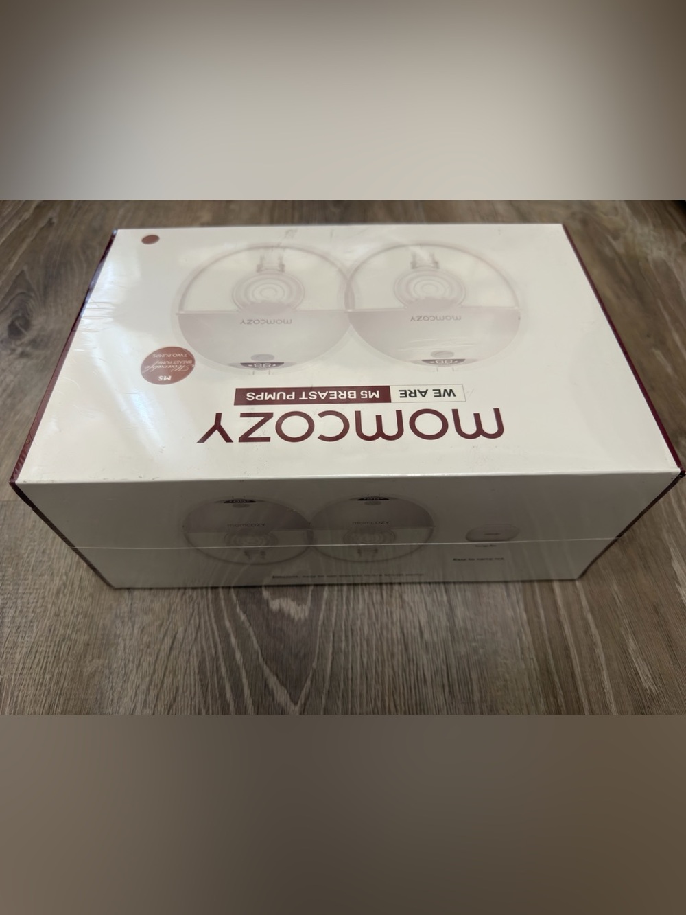 momcozy M5 Breast Pumps - White/Rose Gold